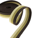Sangle coton - BEIGE, KAKI & MARRON - Largeur 30mm - Bobine de 5 mètres