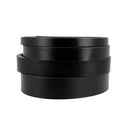 Lanière en cuir de collet tannage végétal - NOIR - Ép 2,5mm - Deco Cuir