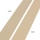 Lanière en cuir de dosset tannage végétal - NATUREL - Ép 4mm - Deco Cuir