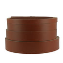 Lanières cuir de collet cognac 