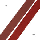 Lanière de cuir ferme - Vachette rouge foncé