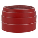 Sangles cuir rouge foncé - Tannage végétal