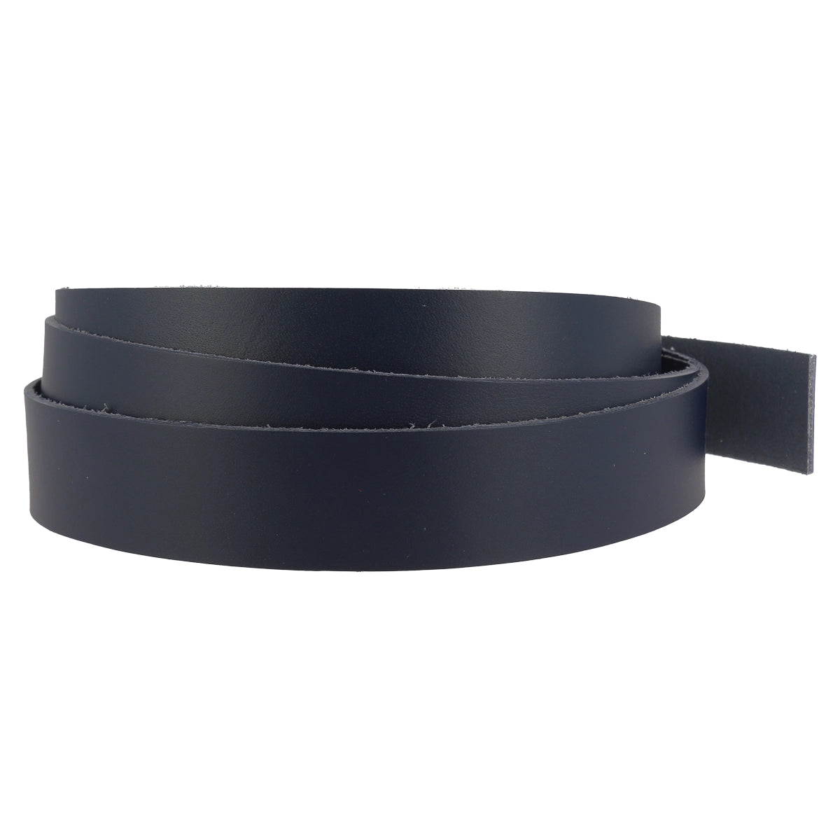 Lanière cuir bleu marine