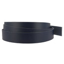 Lanière cuir bleu marine