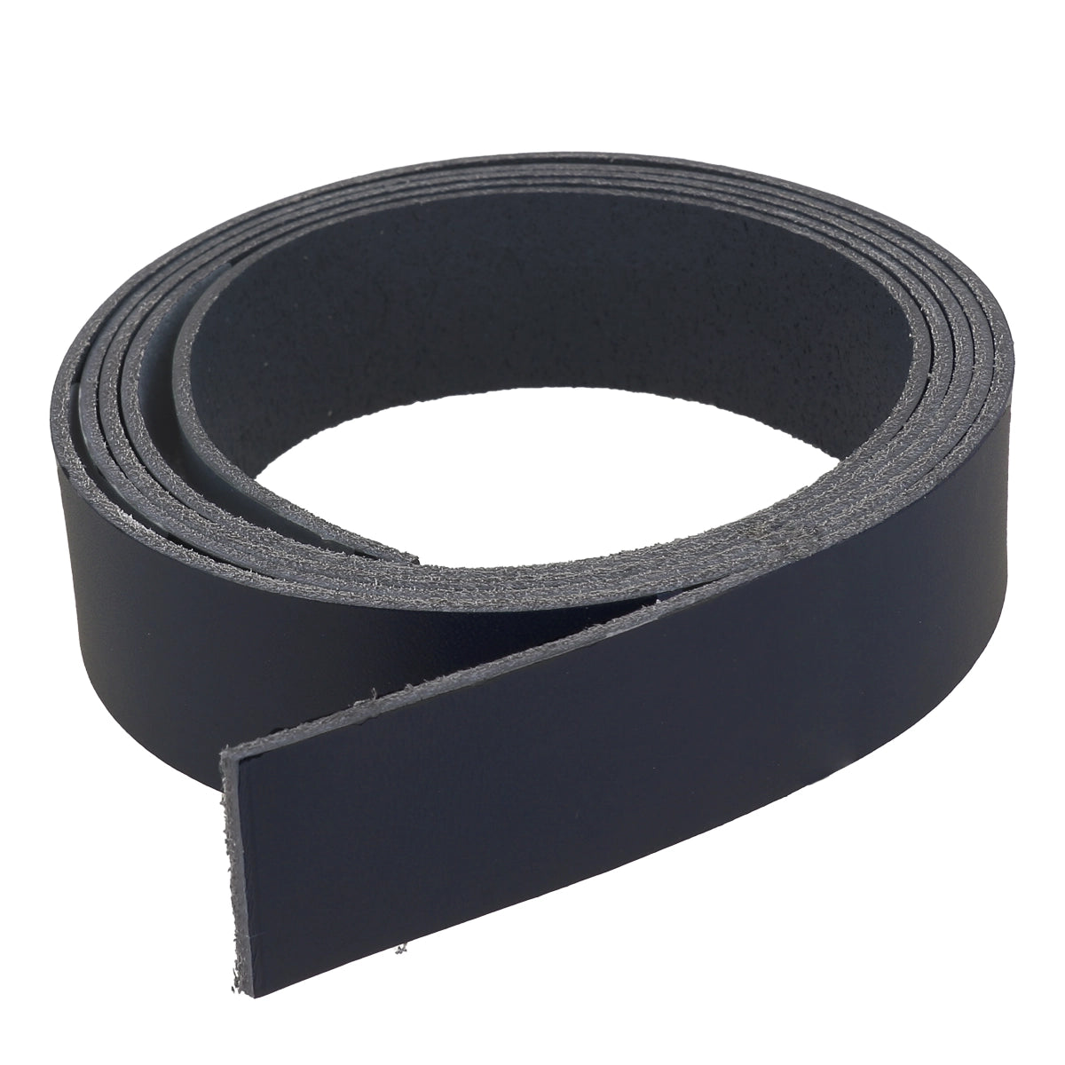 Lanière cuir de vachette bleu