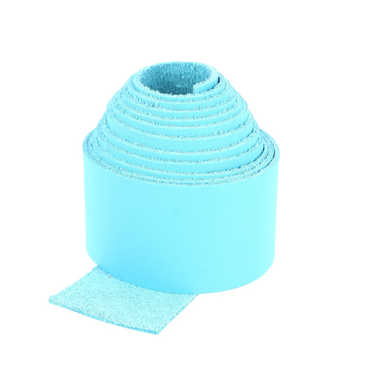 Sangle en cuir de vachette SUAVE - BLEU CLAIR H40