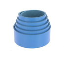 Sangle en cuir de vachette lisse - BLEU I02