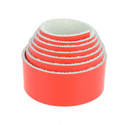 Sangle en cuir de vachette lisse rouge, lanières en cuir de haute qualité, fabriquée par une marque indépendante.