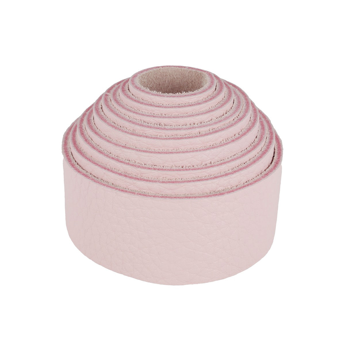 Sangle en cuir GROGRAIN - ROSE PÂLE K12