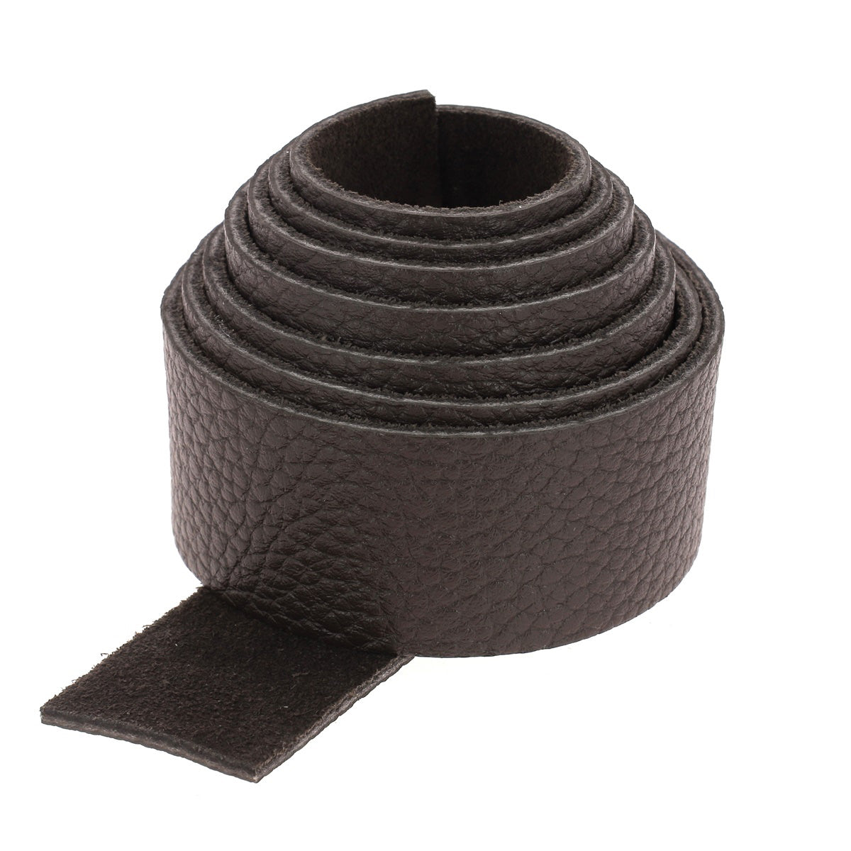 Sangle en cuir GROGRAIN - CHOCOLAT K19