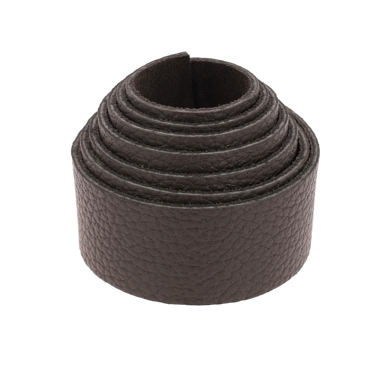 Sangle en cuir GROGRAIN - CHOCOLAT K19