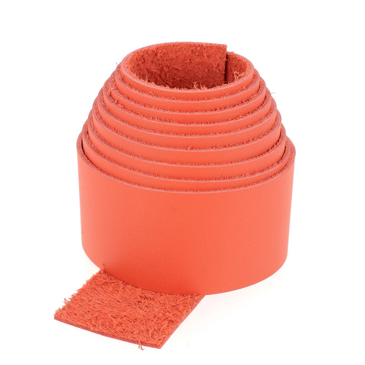 Sangle en cuir de vachette lisse - ROUGE K28 - Deco Cuir