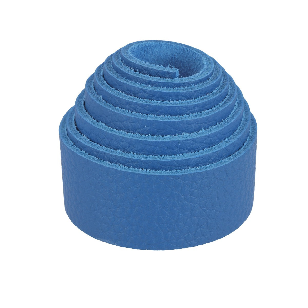 Sangle en cuir GROGRAIN - BLEU K30 - Deco Cuir