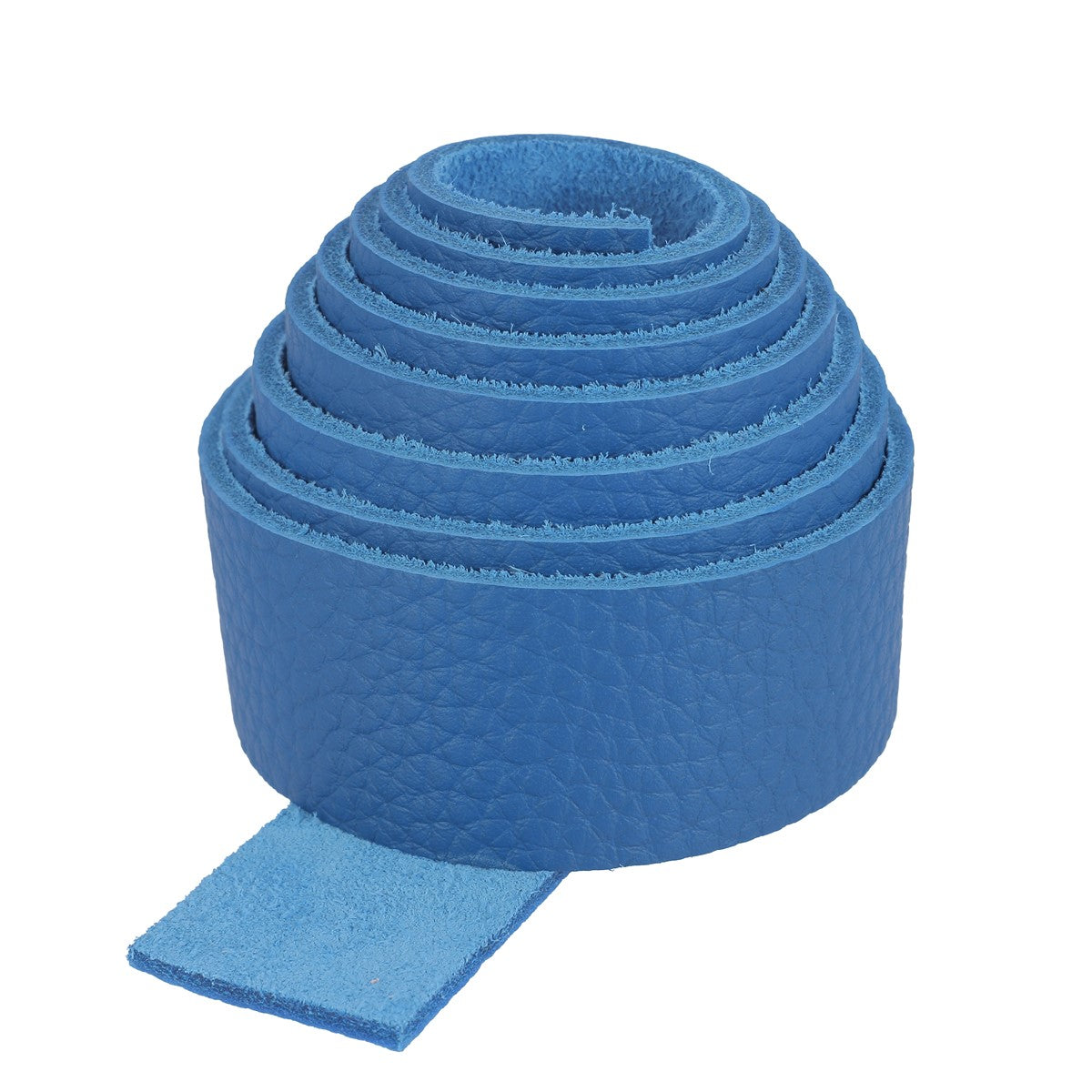 Sangle en cuir GROGRAIN - BLEU K30 - Deco Cuir