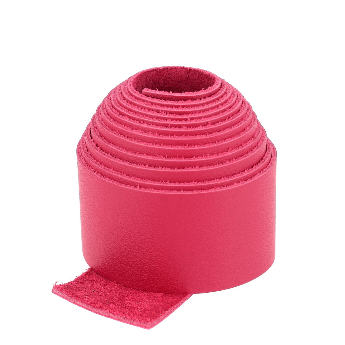 Sangle en cuir de vachette SUAVE - ROSE FRAMBOISE K49