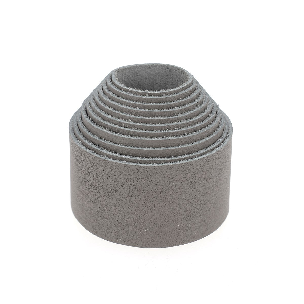 Sangle en cuir de vachette SUAVE - GRIS FONCÉ K57