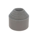 Sangle en cuir de vachette SUAVE - GRIS FONCÉ K57