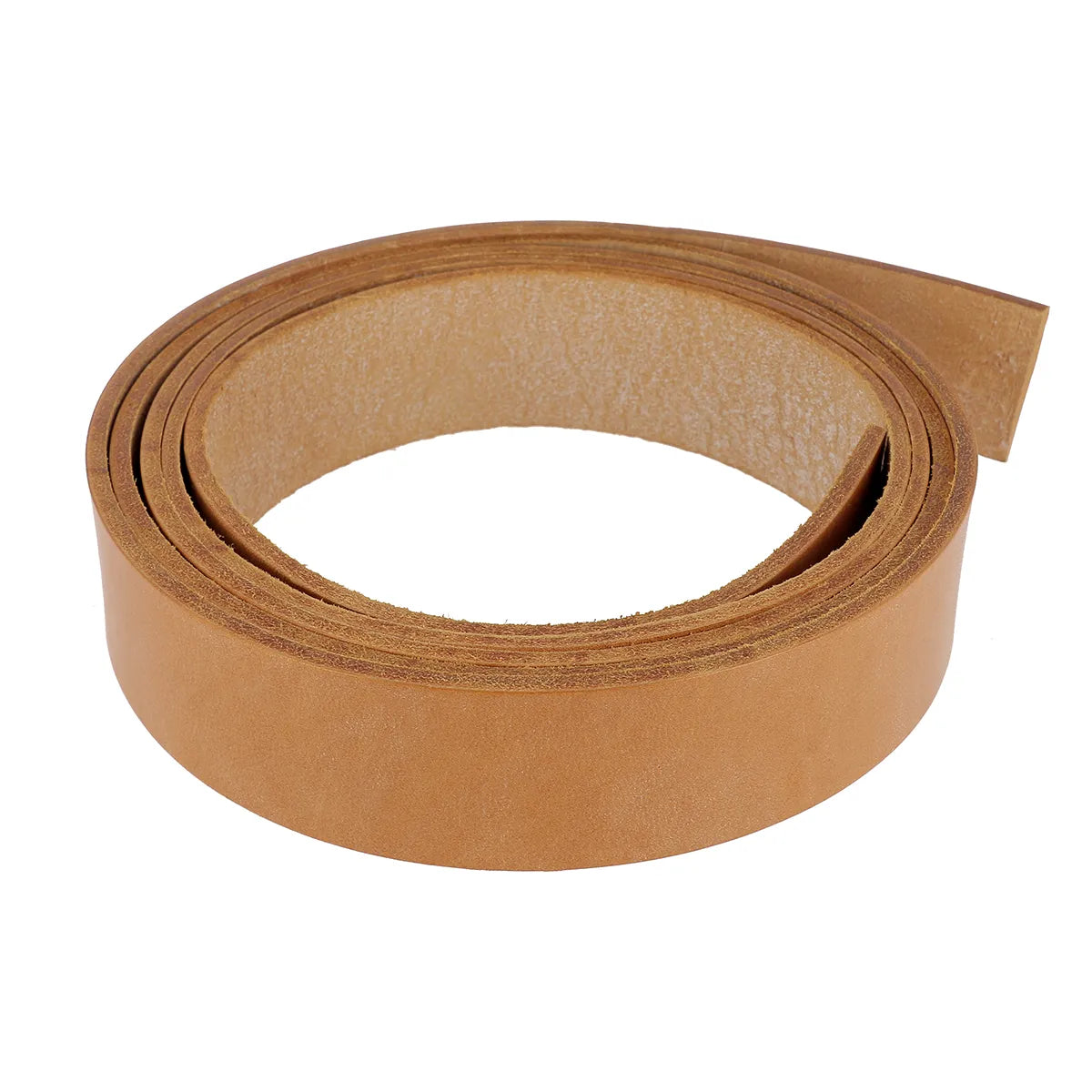 Sangle en cuir de dosset - Camel gold N68 - Deco cuir