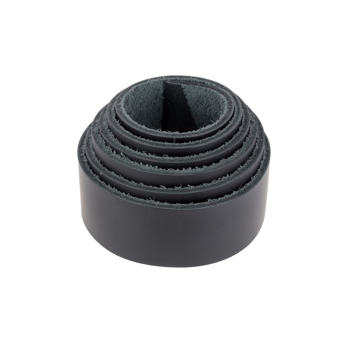 Sangle en cuir de taurillon lisse - NOIR N96 - Ép 2,8mm - Deco Cuir