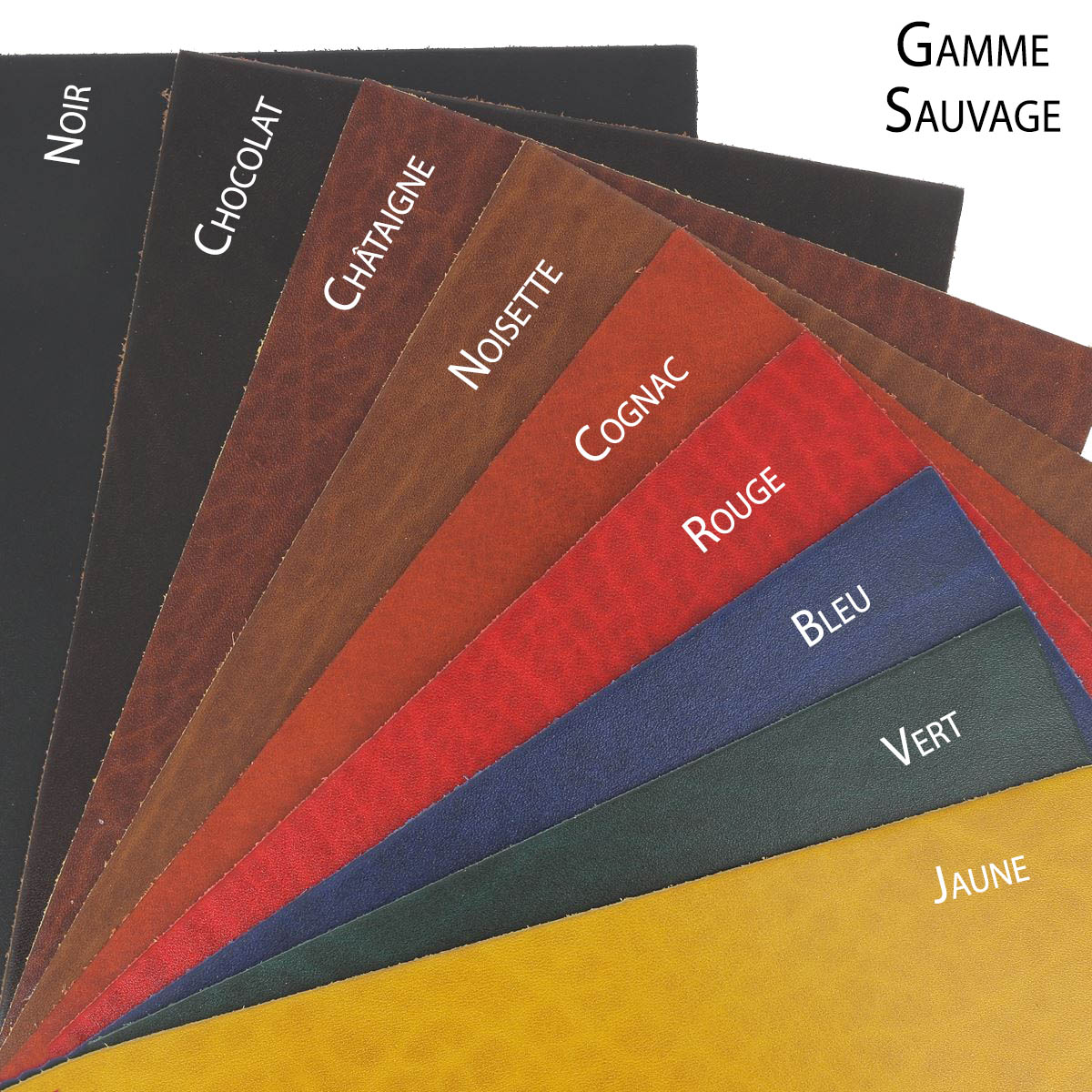 Cuir collet tannage végétal SAUVAGE