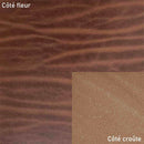 Morceau de cuir de collet tannage végétal SAUVAGE - NOISETTE