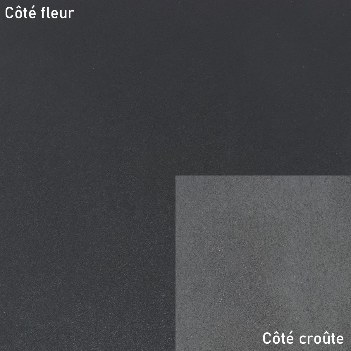 Collet tannage végétal SAUVAGE - NOIR