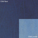 Cuir collet tannage végétal SAUVAGE - BLEU