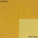Cuir collet tannage végétal SAUVAGE - JAUNE