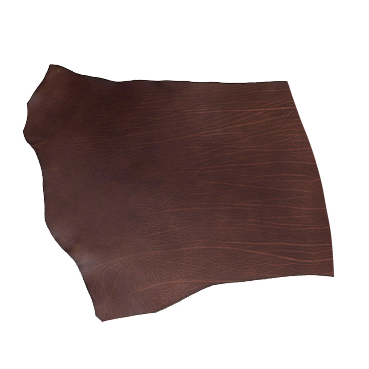 Cuir collet tannage végétal SAUVAGE - CHÂTAIGNE