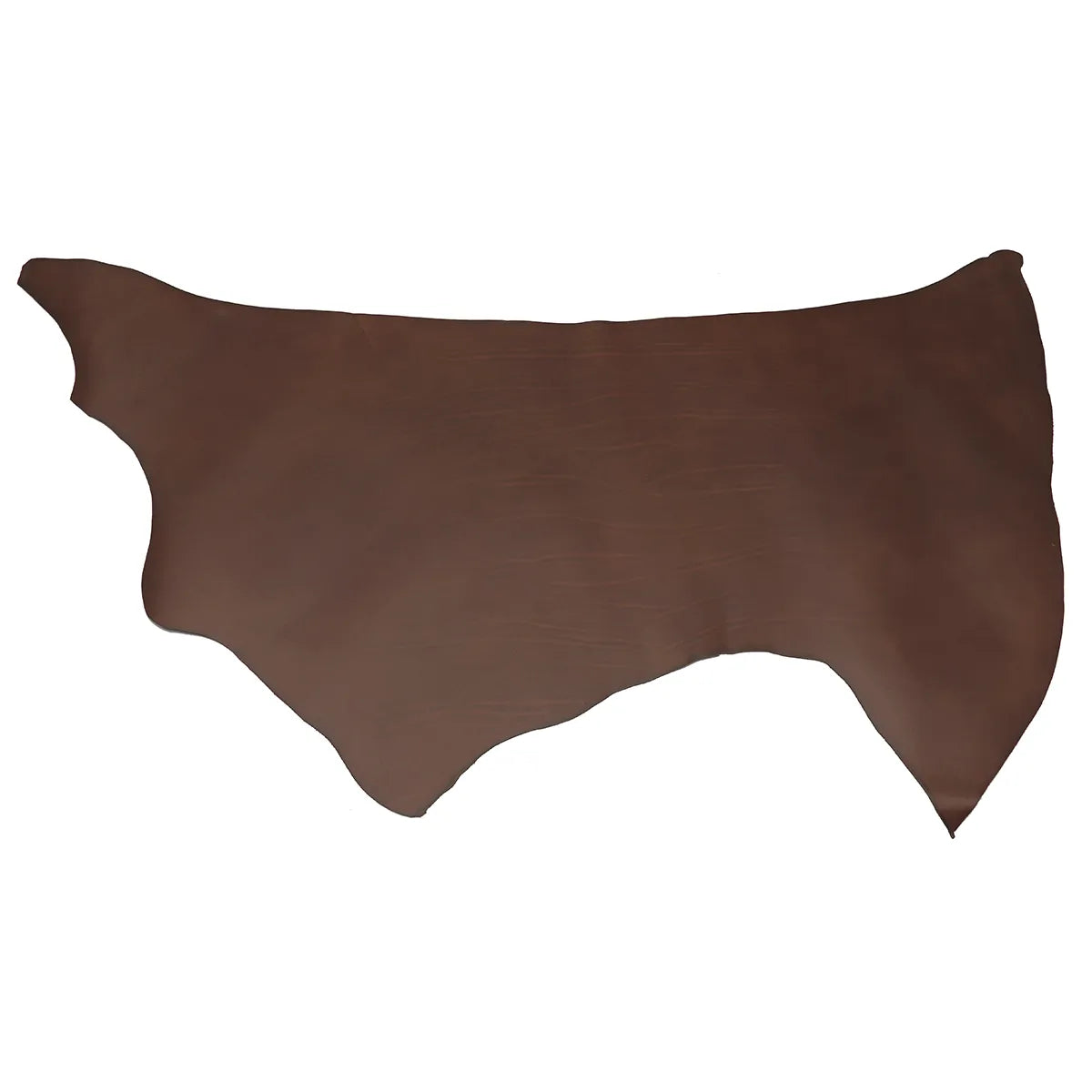 Peaux de cuir tannage végétal Sauvage Mat de couleur châtaigne, texture naturelle pour artisanat et maroquinerie.