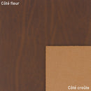 Morceau de cuir tannage végétal SAUVAGE MAT - Châtaigne SAU9 - Deco cuir