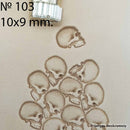 Tampon cuir Sergey Neskromniy 103 - Crâne