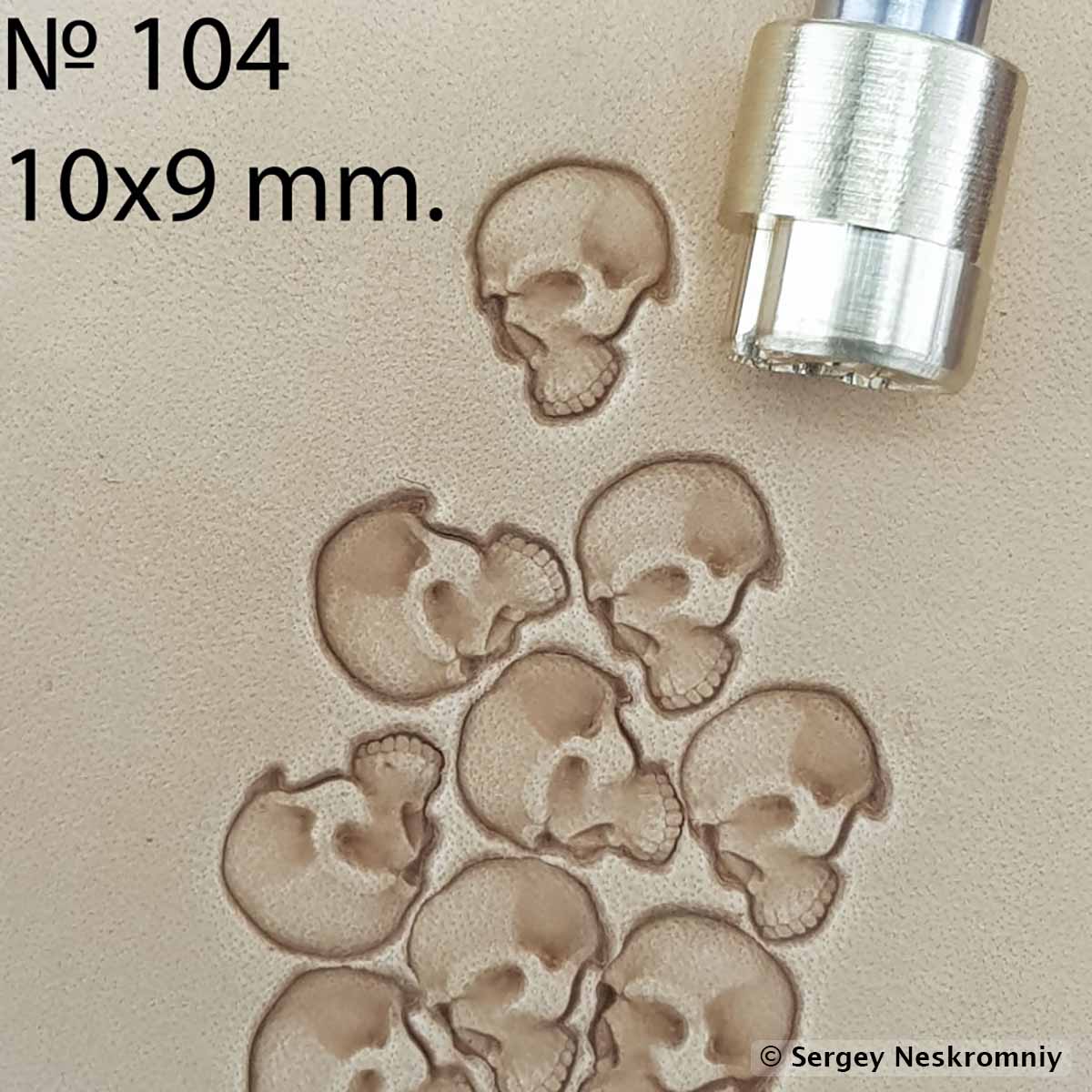 Matoir cuir Sergey Neskromniy 104 - Tête de mort