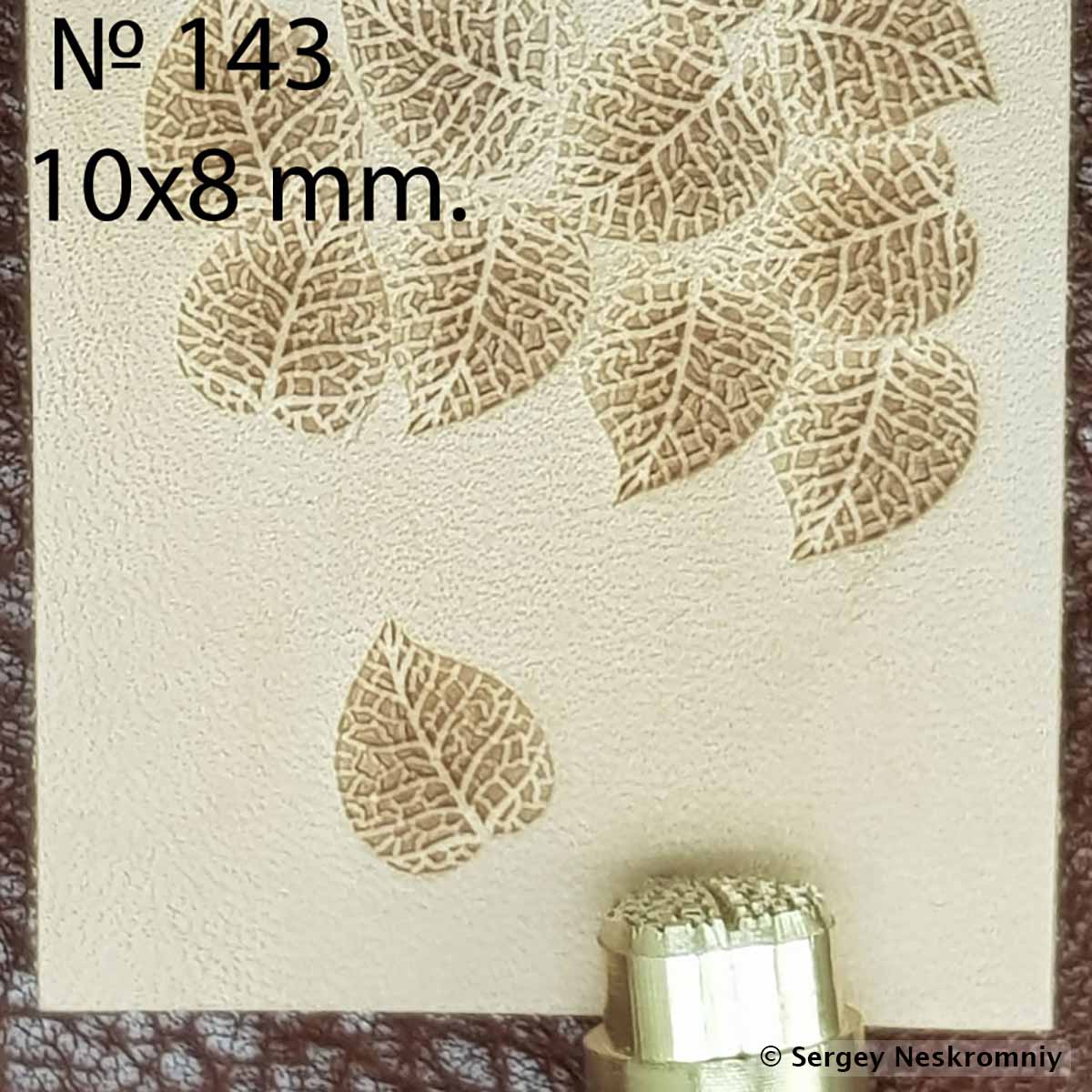 Tampon cuir Sergey Neskromniy 143 - feuille