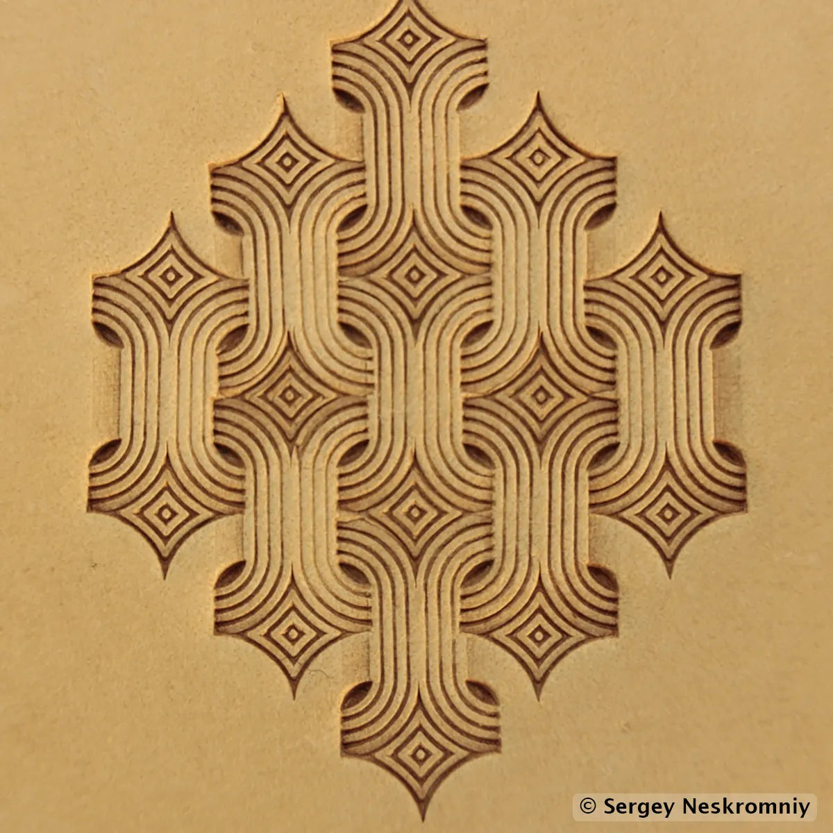 Matoir cuir Sergey Neskromniy n° 227B - Basketweave