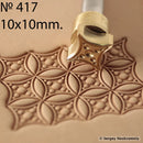 Tampon cuir Sergey Neskromniy n° 417 - Geométric