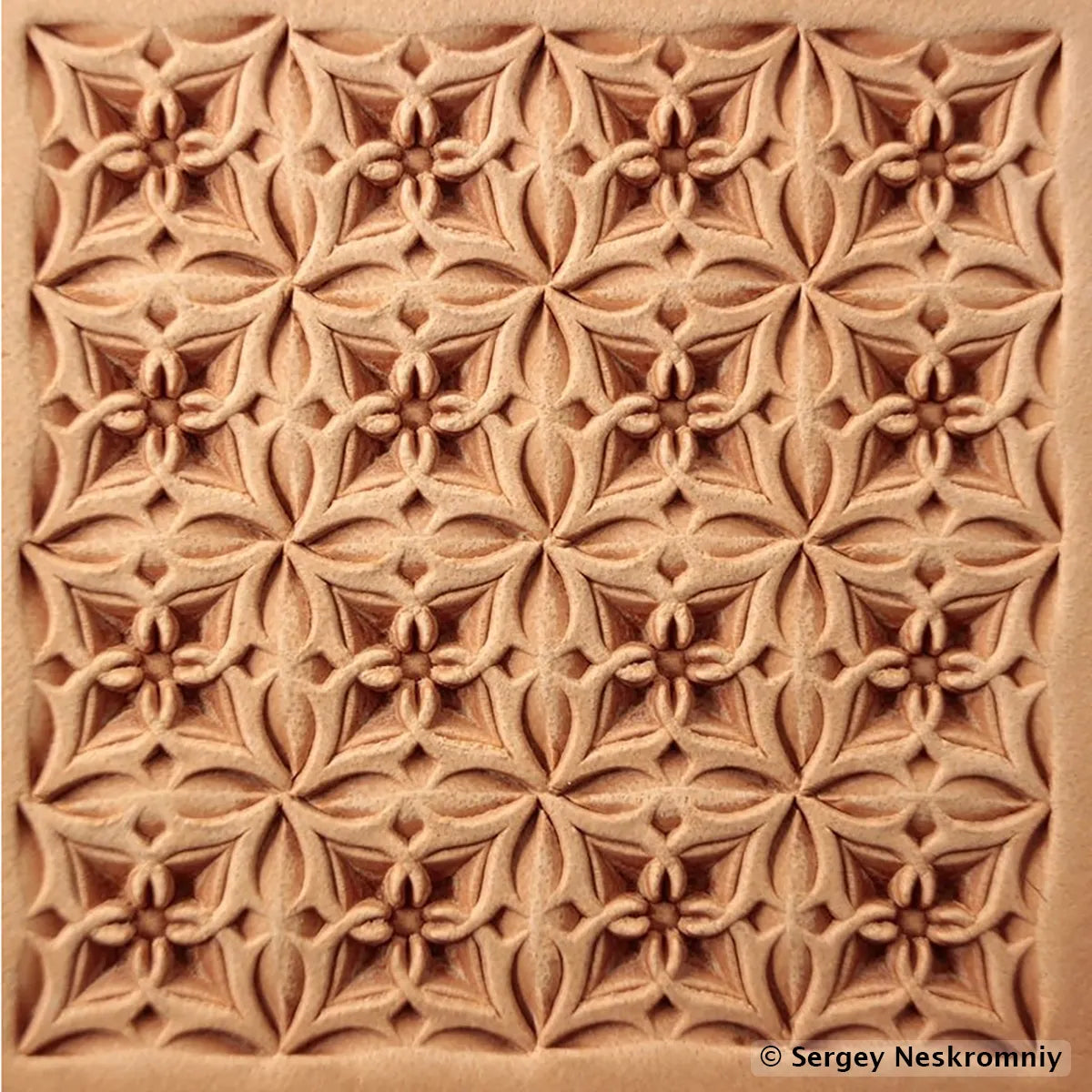 Motifs géométriques avec matoir cuir Sergey Neskromniy n° 420