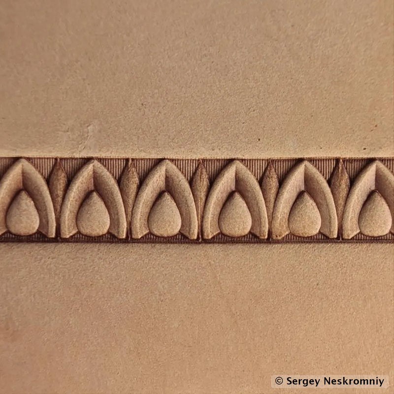 Matoir cuir Sergey Neskromniy n° 464 - Bordure décorative