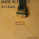 Timbre cuir Sergey Neskromniy - MADE IN FRANCE