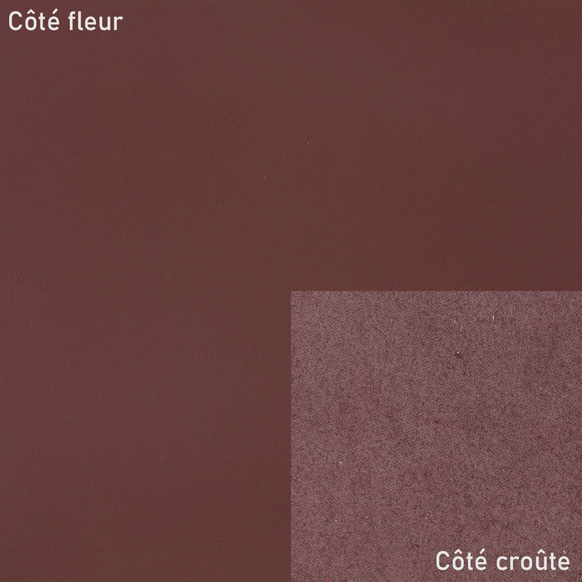 cuir de veau SATINLYS - CHÂTAIGNE