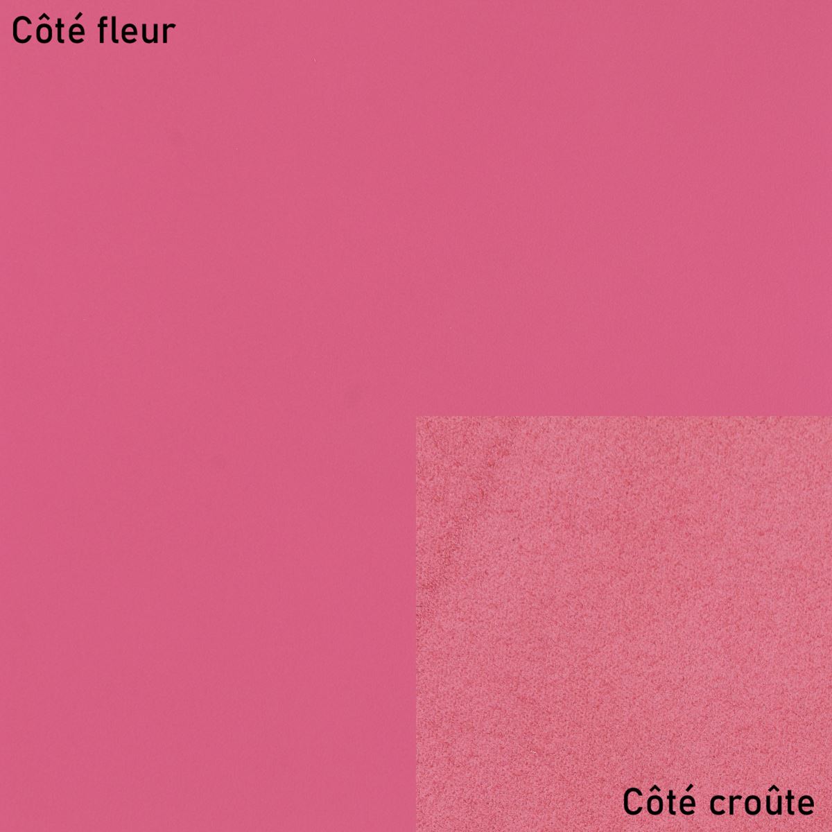 Cuir de veau SATINLYS - ROSE