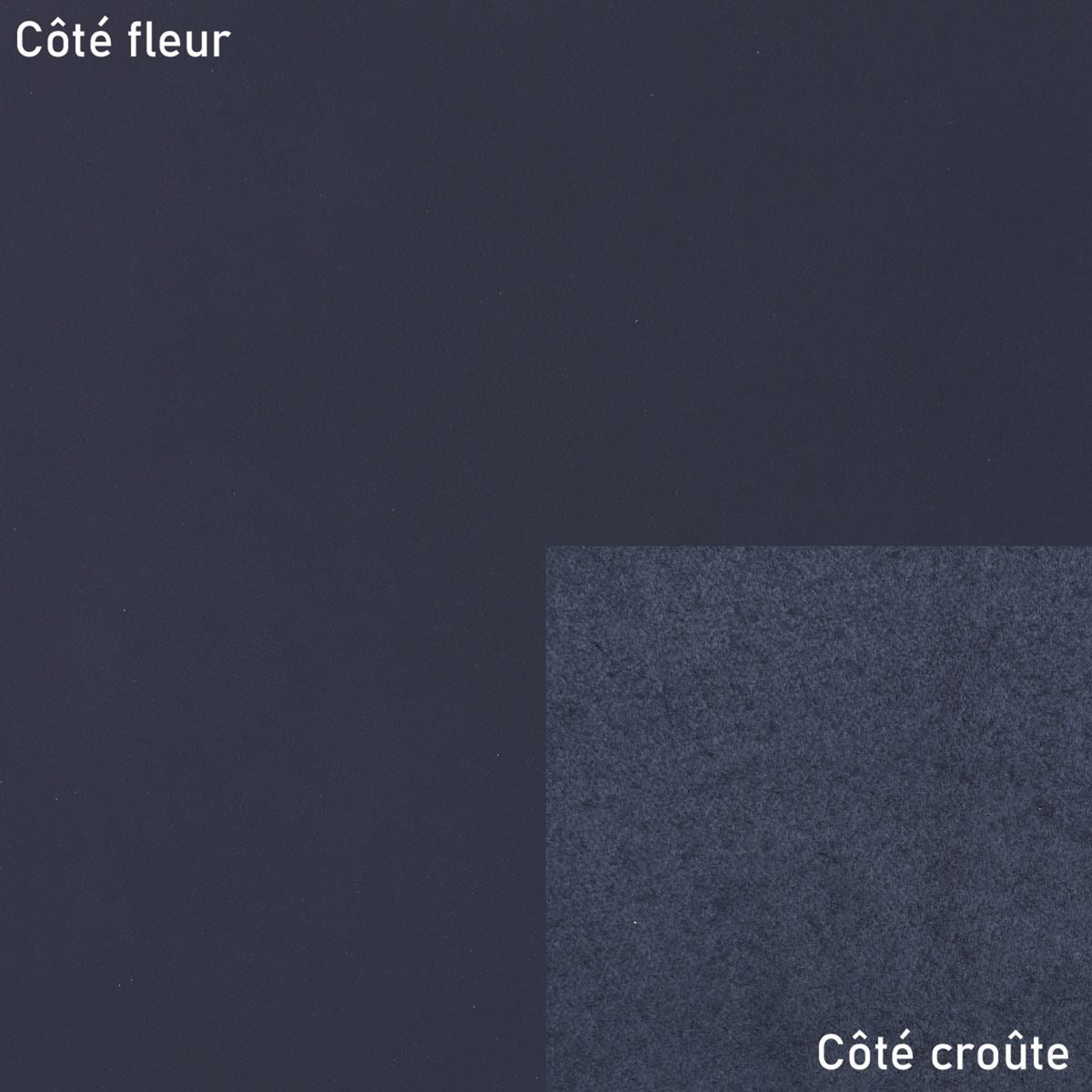 cuir de veau SATINLYS - BLEU MARINE