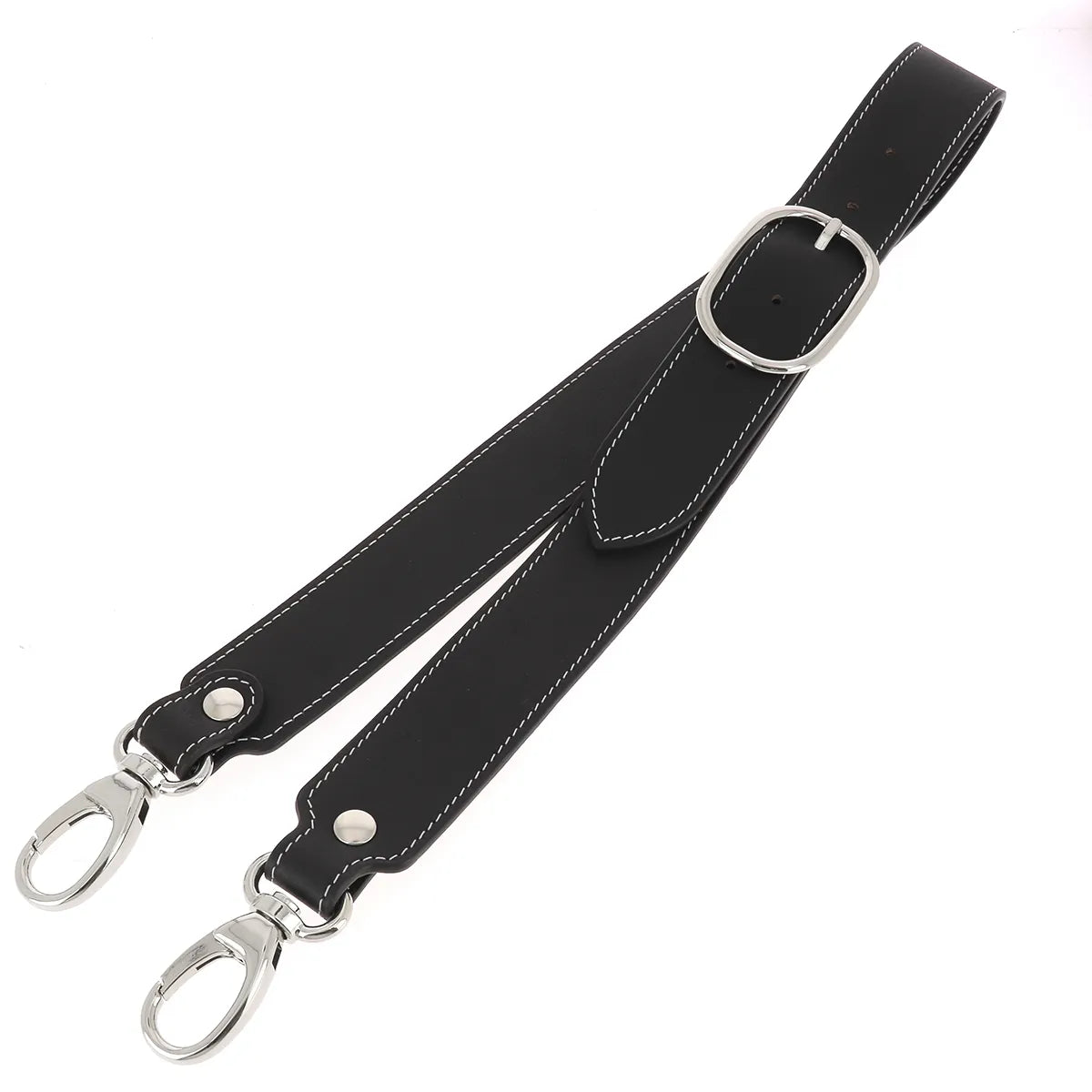 Sangle en cuir pour sac à accrocher avec des mousquetons