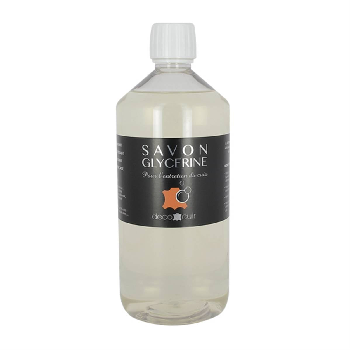 Savon glycériné liquide pour entretien du cuir - Deco Cuir - 1 litre