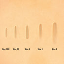 Matoir pour repoussage du cuir tannage végétal - Barry King Tool Thumbprint vertical