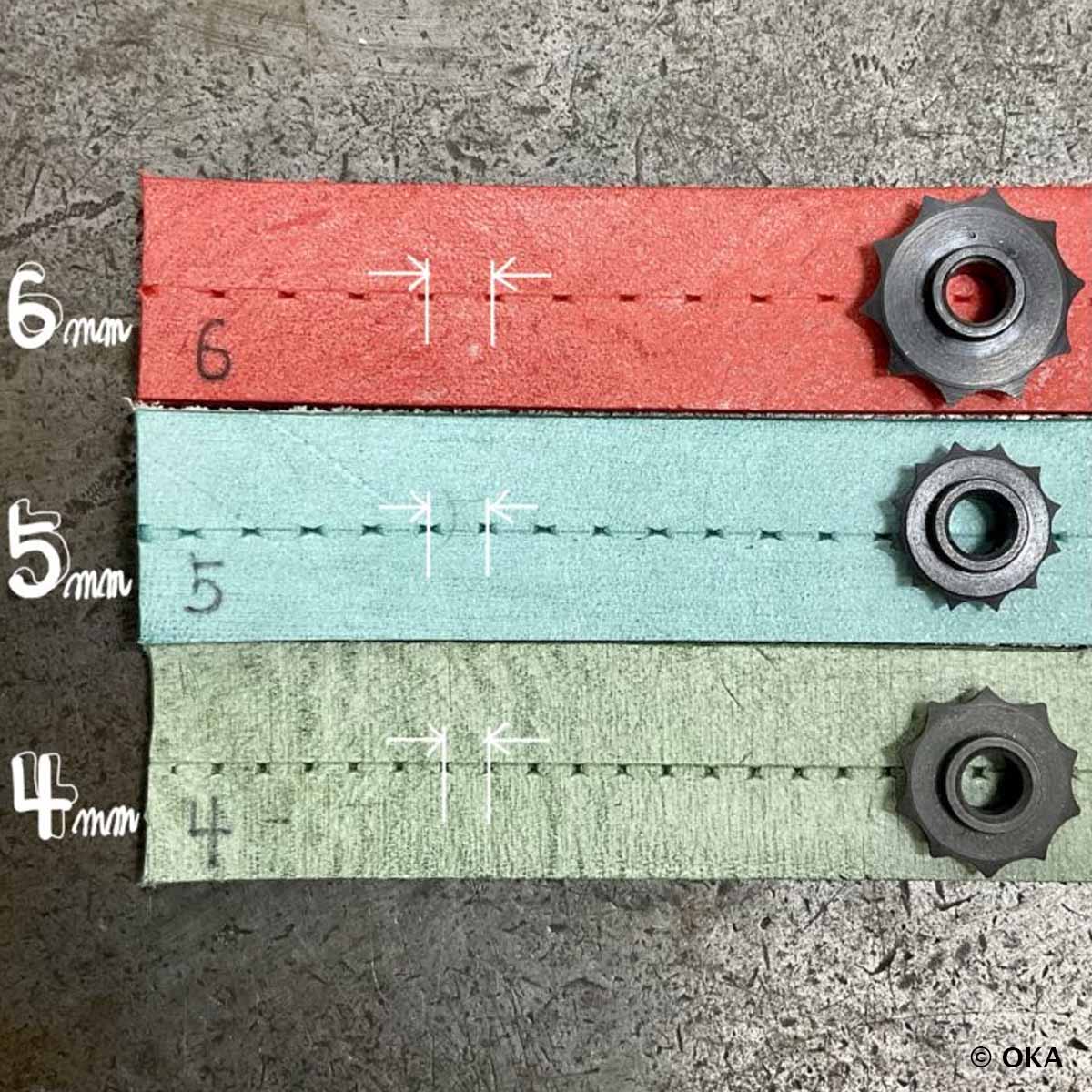 Roulettes à marquer le cuir - Oka factory