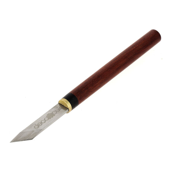 Exotic wood scalpel knife - Deco Leather