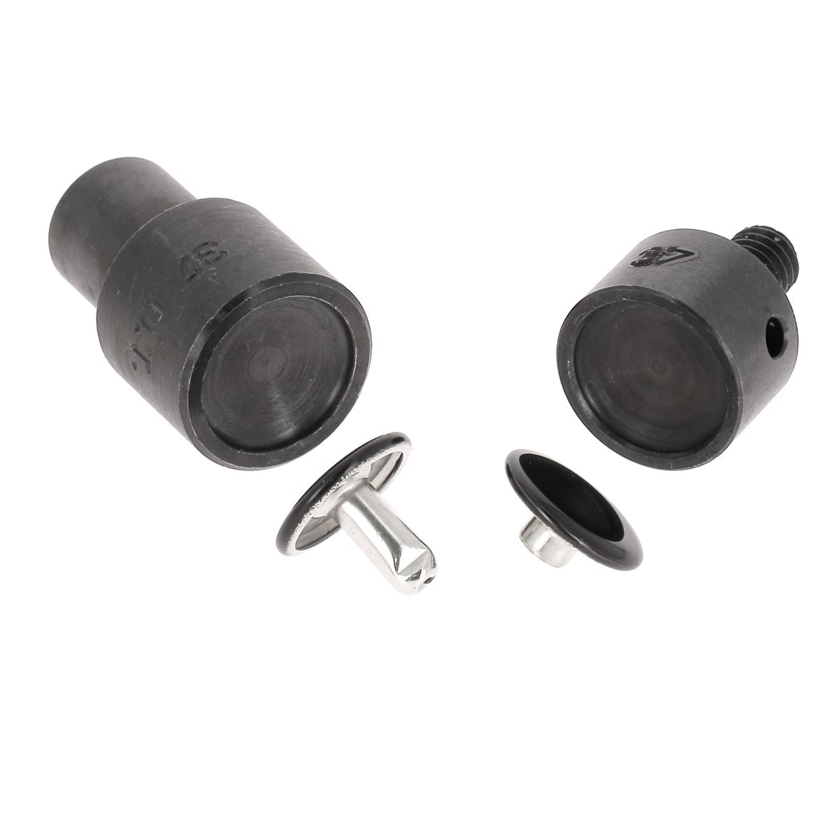 Jeu de pose PRESSE D'ÉTABLI - Pour RIVETS double calotte