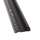 Règle en métal antidérapante avec guide cutter - Tajima