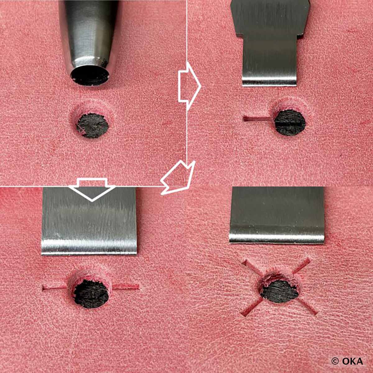 Emporte-pièce trait droit - Oka